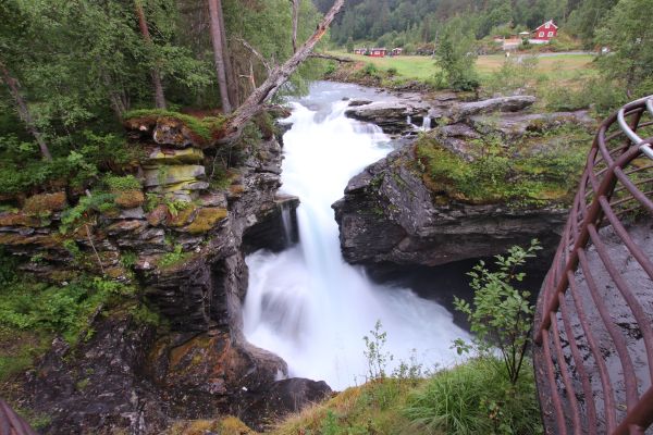 Wasserfall , Valldal, Norwegen